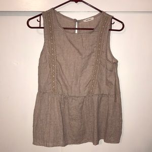 Brown top purchased from online boutique